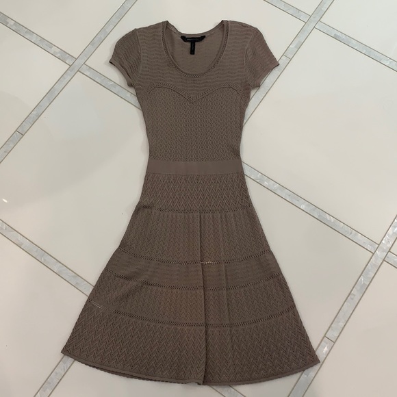 BCBGMaxAzria Dresses & Skirts - Like new BCBG knit cap sleeve A line dress